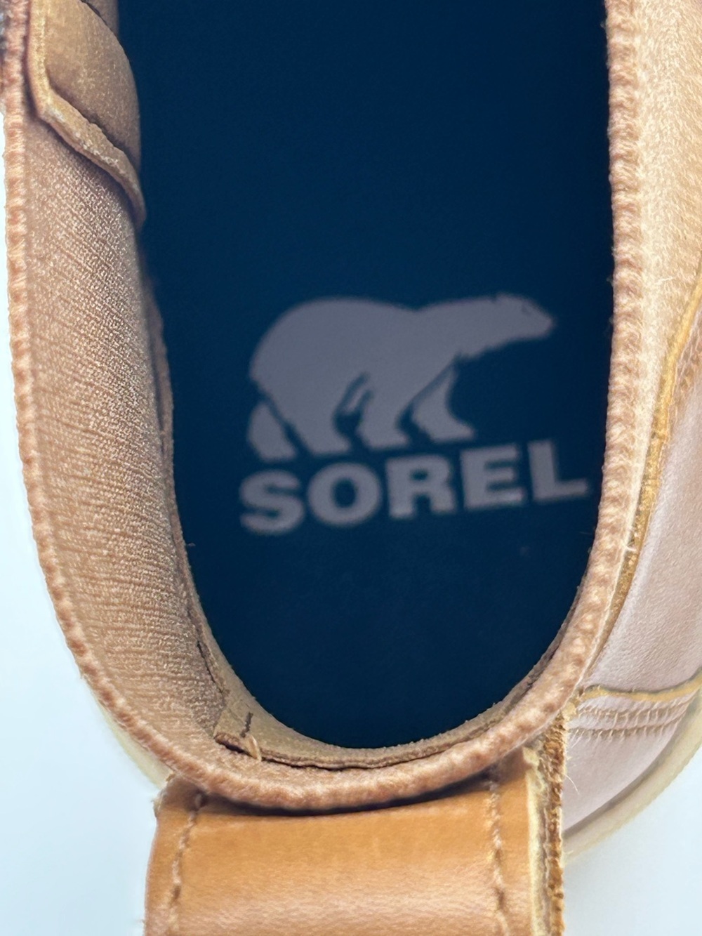 Sorel Caribou X Heel Chelsea Waterproof Ankle Boots Tawny Buff Size 11 NWB - Picture 10 of 13